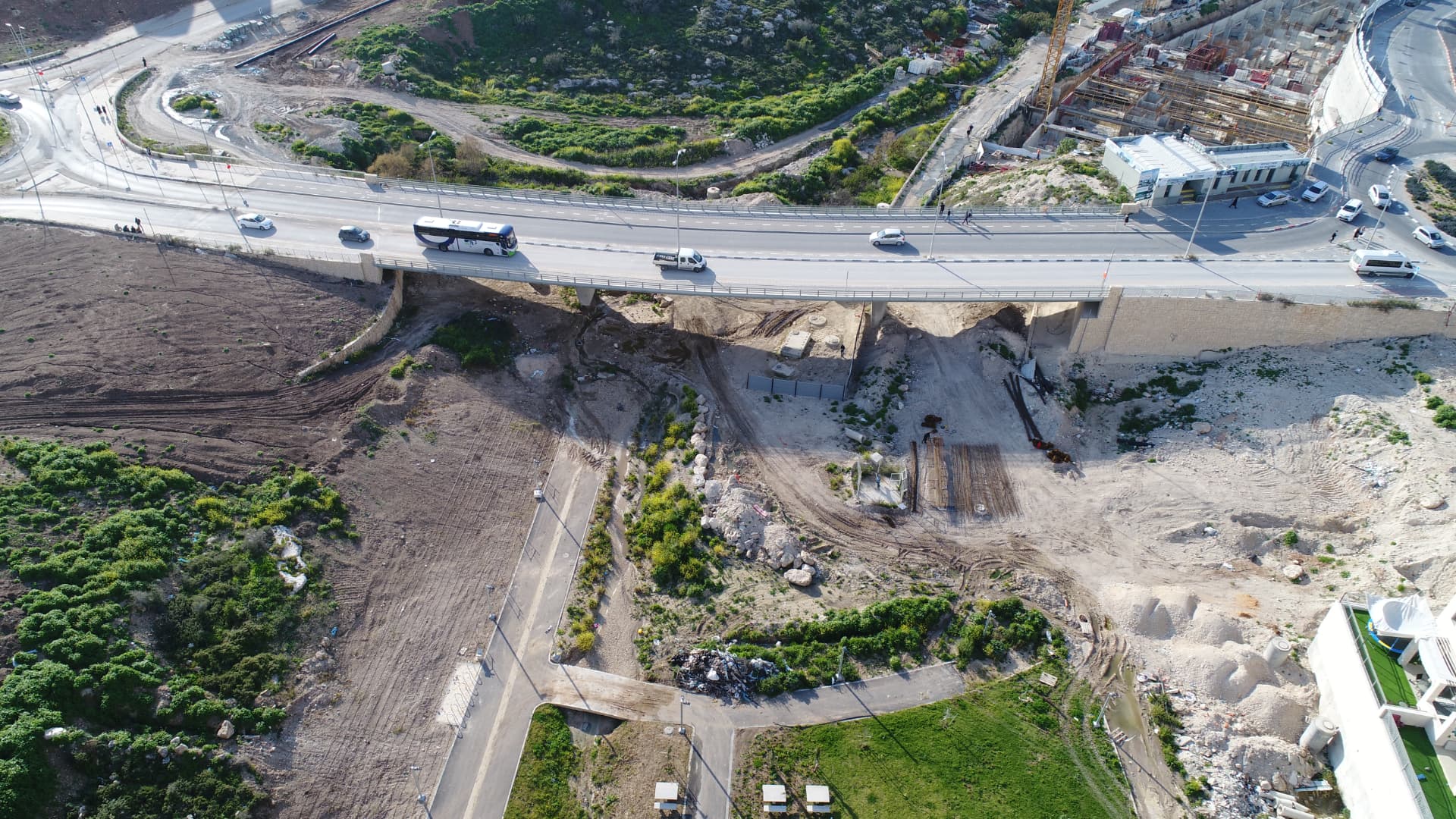 גשר וכביש מחבר — בית שמש לרמת בית שמש — 3